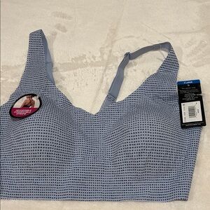 Women's Bali Blue Dotted comfort Bra